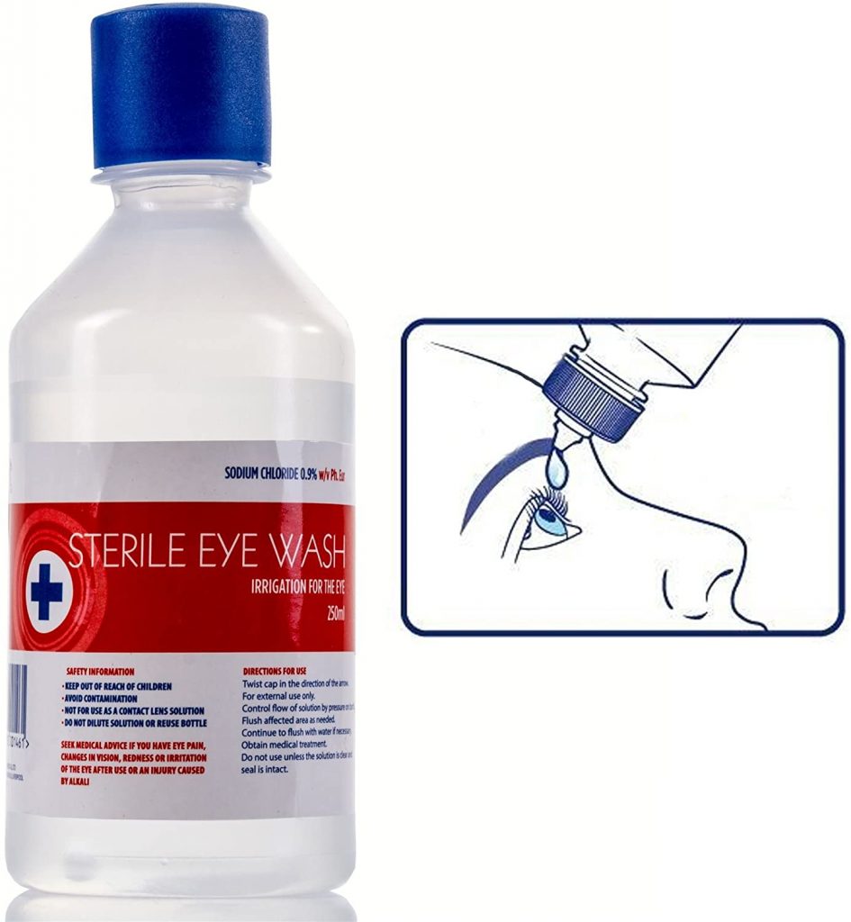 Sterile eye Wash 1x250ml / 1x500ml Swash Hygiene